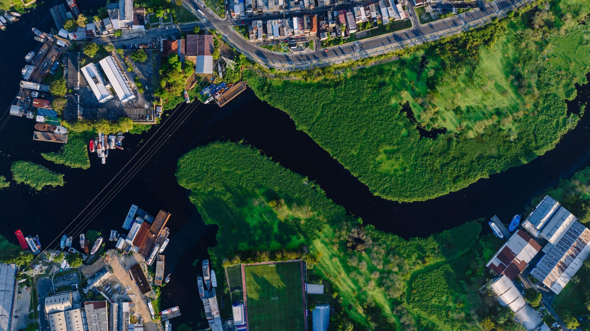 Bairro histórico de Marabá junto ao rio