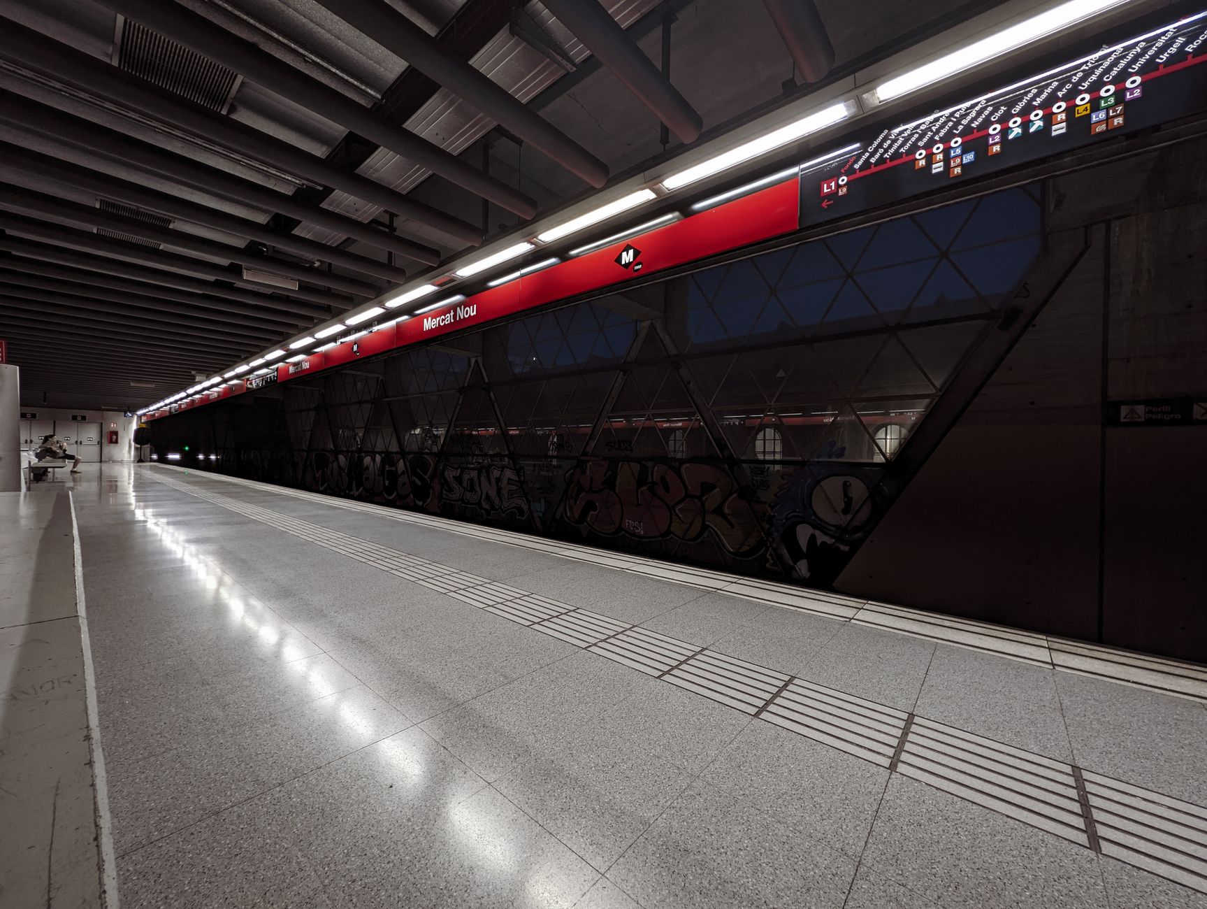 Estacao de metro no centro de Barcelona