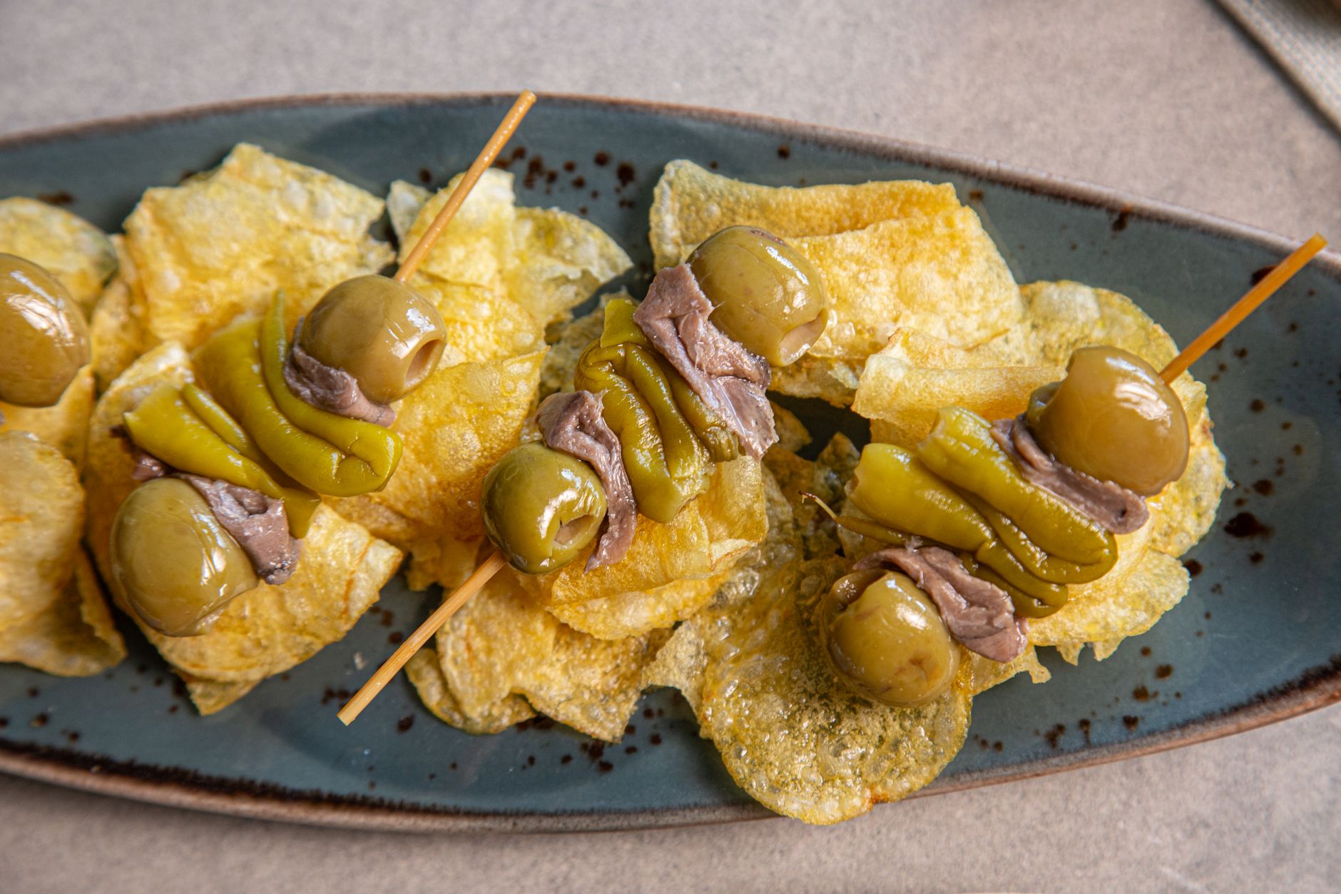 Bar tradicional de pintxos no Casco Viejo de Bilbao