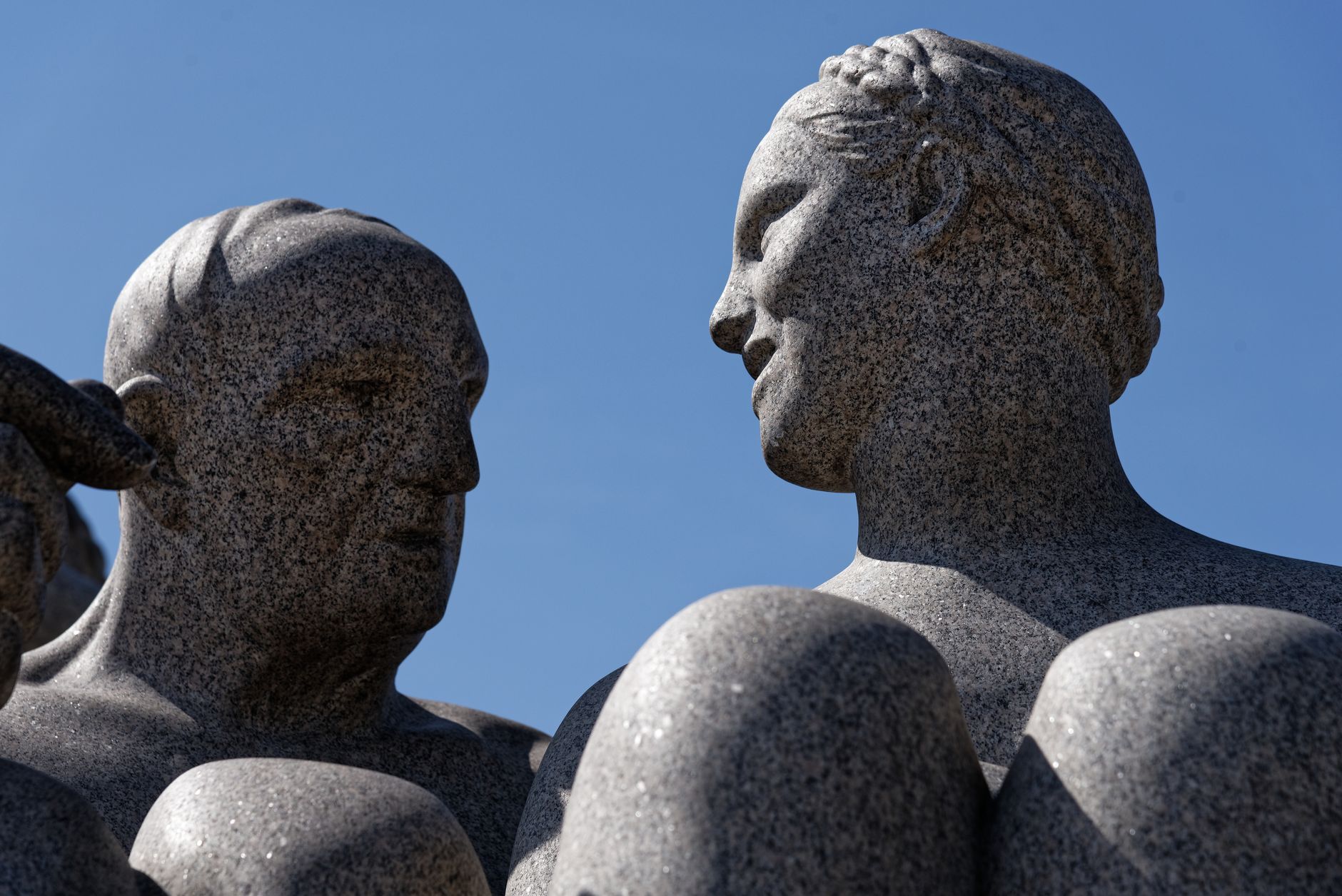 Vigeland sculpture park in Oslo