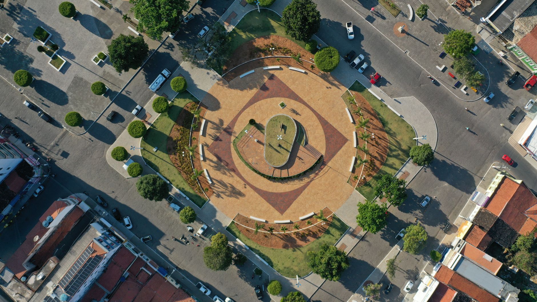 Centro da cidade de Machadinho D Oeste