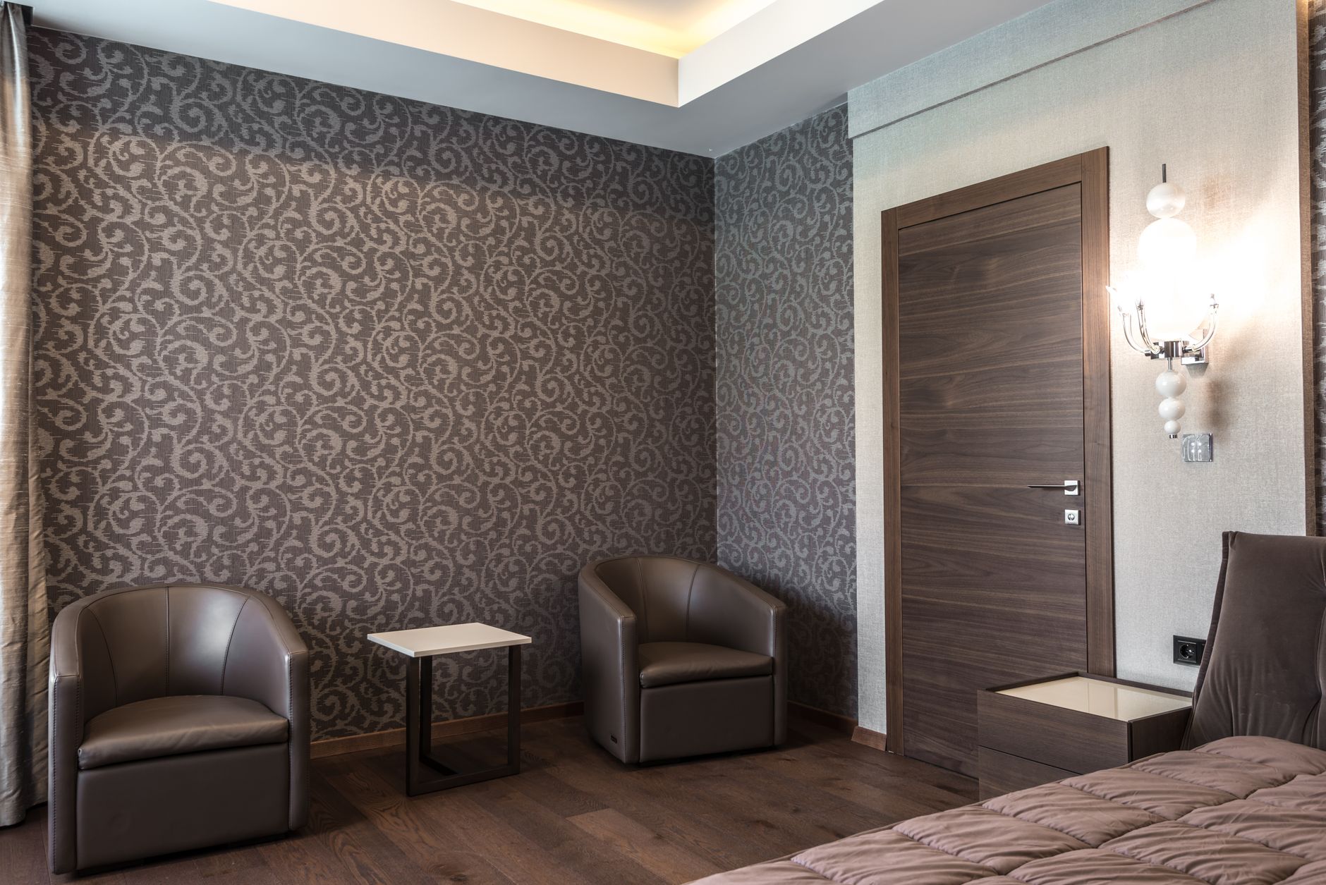Quarto de hotel com decoração distinta em Liverpool